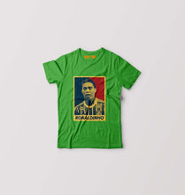 Load image into Gallery viewer, Ronaldinho Kids T-Shirt for Boy/Girl-Flag Green-Ektarfa.online