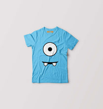 Load image into Gallery viewer, Minion Eye & Teeth Kids T-Shirt for Boy/Girl-Light Blue-Ektarfa.online