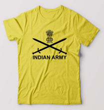 Load image into Gallery viewer, Indian Army T-Shirt for Men-Yellow-Ektarfa.online