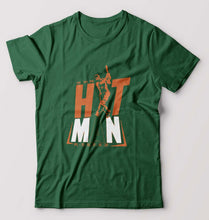 Load image into Gallery viewer, Rohit Sharma T-Shirt for Men-Bottle Green-Ektarfa.online