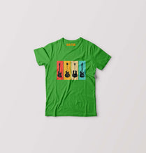 Load image into Gallery viewer, Guitar Kids T-Shirt for Boy/Girl-Flag Green-Ektarfa.online