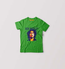 Load image into Gallery viewer, Bob Marley Kids T-Shirt for Boy/Girl-flag green-Ektarfa.online