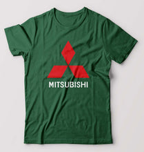 Load image into Gallery viewer, Mitsubishi T-Shirt for Men-Bottle Green-Ektarfa.online