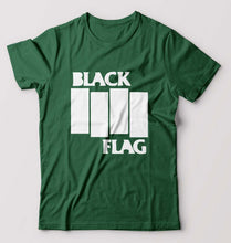Load image into Gallery viewer, Black Flag T-Shirt for Men-Bottle Green-Ektarfa.online