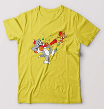 Load image into Gallery viewer, Tom and Jerry T-Shirt for Men-Yellow-Ektarfa.online