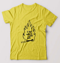 Load image into Gallery viewer, Twin Peaks Fire Walk With Me T-Shirt for Men-Yellow-Ektarfa.online