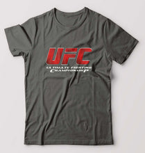 Load image into Gallery viewer, UFC T-Shirt for Men-Charcoal-Ektarfa.online