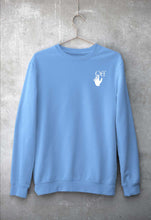 Load image into Gallery viewer, off white Unisex Sweatshirt for Men/Women-Baby Blue-Ektarfa.online
