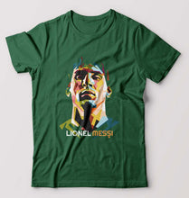 Load image into Gallery viewer, Lionel Messi T-Shirt for Men-Bottle Green-Ektarfa.online