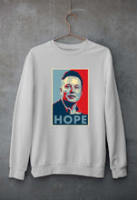 Load image into Gallery viewer, Elon Musk Hope Unisex Sweatshirt for Men/Women-Grey Melange-Ektarfa.online