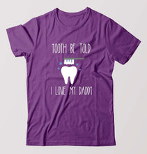 Load image into Gallery viewer, Love Daddy T-Shirt for Men-Purple-Ektarfa.online