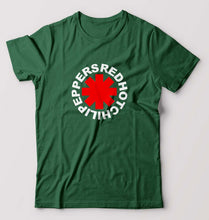 Load image into Gallery viewer, Red Hot Chili Peppers T-Shirt for Men-Bottle Green-Ektarfa.online