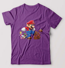 Load image into Gallery viewer, Mario T-Shirt for Men-Purple-Ektarfa.online