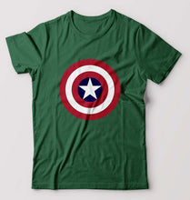 Load image into Gallery viewer, Captain America T-Shirt for Men-Bottle Green-Ektarfa.online