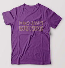 Load image into Gallery viewer, BROWN MUNDE T-Shirt for Men-Purple-Ektarfa.online
