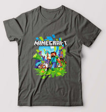 Load image into Gallery viewer, Minecraft T-Shirt for Men-Charcoal-Ektarfa.online