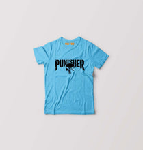 Load image into Gallery viewer, Punisher Kids T-Shirt for Boy/Girl-Light Blue-Ektarfa.online