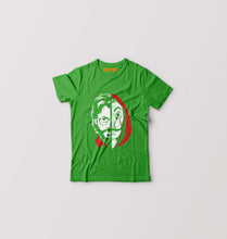 Load image into Gallery viewer, Money Heist The Professor Kids T-Shirt for Boy/Girl-Flag Green-Ektarfa.online