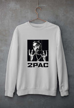 Load image into Gallery viewer, Tupac 2Pac Unisex Sweatshirt for Men/Women-Grey Melange-Ektarfa.online