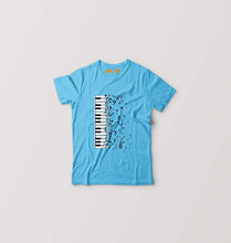 Load image into Gallery viewer, Piano Kids T-Shirt for Boy/Girl-Light Blue-Ektarfa.online