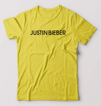 Load image into Gallery viewer, Justin Bieber T-Shirt for Men-Yellow-Ektarfa.online