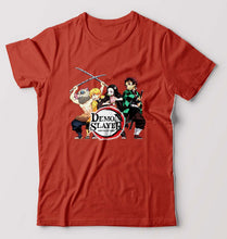 Load image into Gallery viewer, Demon Slayer T-Shirt for Men-Brick Red-Ektarfa.online