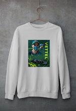 Load image into Gallery viewer, Sebastian Vettel F1 Unisex Sweatshirt for Men/Women-Grey Melange-Ektarfa.online