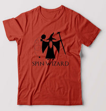Load image into Gallery viewer, Table Tennis (TT) Wizard T-Shirt for Men-Brick Red-Ektarfa.online