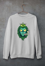 Load image into Gallery viewer, Weed Monster Unisex Sweatshirt for Men/Women-Grey Melange-Ektarfa.online