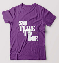 Load image into Gallery viewer, No Time To Die James Bond 007 T-Shirt for Men-Purple-Ektarfa.online
