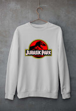 Load image into Gallery viewer, Jurassic Park Unisex Sweatshirt for Men/Women-Grey Melange-Ektarfa.online