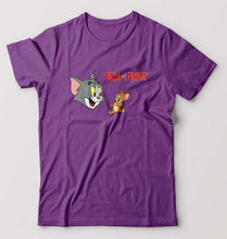 Load image into Gallery viewer, Tom and Jerry T-Shirt for Men-Purple-Ektarfa.online