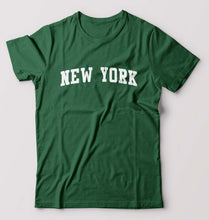Load image into Gallery viewer, New York T-Shirt for Men-Bottle Green-Ektarfa.online