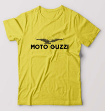 Load image into Gallery viewer, Moto Guzzi T-Shirt for Men-Yellow-Ektarfa.online