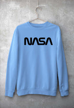 Load image into Gallery viewer, NASA Unisex Sweatshirt for Men/Women-Baby Blue-Ektarfa.online