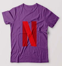 Load image into Gallery viewer, Netflix T-Shirt for Men-Purple-Ektarfa.online