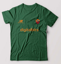 Load image into Gallery viewer, A.S. Roma 2021-22 T-Shirt for Men-Bottle Green-Ektarfa.online