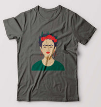 Load image into Gallery viewer, Frida Kahlo T-Shirt for Men-Charcoal-Ektarfa.online