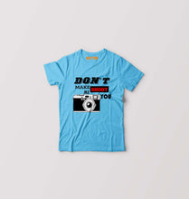 Load image into Gallery viewer, don't make me shoot u Kids T-Shirt for Boy/Girl-Light Blue-Ektarfa.online