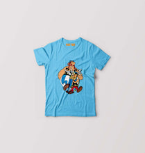 Load image into Gallery viewer, Asterix Kids T-Shirt for Boy/Girl-Light Blue-Ektarfa.online
