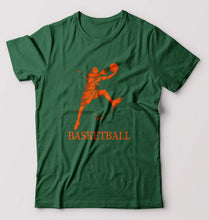 Load image into Gallery viewer, NBA Basketball T-Shirt for Men-Bottle Green-Ektarfa.online