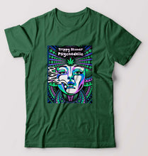 Load image into Gallery viewer, Trippy Stoner Psychedelic T-Shirt for Men-Dark Green-Ektarfa.online