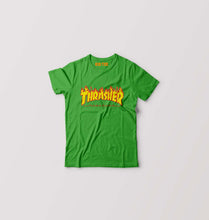 Load image into Gallery viewer, Thrasher Kids T-Shirt for Boy/Girl-Flag Green-Ektarfa.online