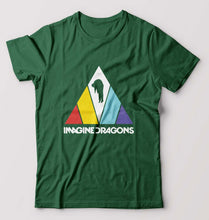 Load image into Gallery viewer, Imagine Dragons T-Shirt for Men-Bottle Green-Ektarfa.online
