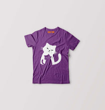 Load image into Gallery viewer, Cat T-Shirt for Boy/Girl-Purple-Ektarfa.online
