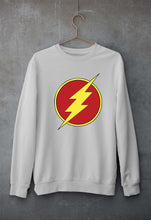 Load image into Gallery viewer, Flash Superhero Unisex Sweatshirt for Men/Women-Grey Melange-Ektarfa.online