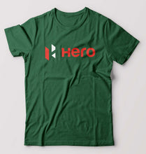 Load image into Gallery viewer, Hero MotoCorp T-Shirt for Men-Bottle Green-Ektarfa.online