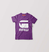 Load image into Gallery viewer, G Raw Kids T-Shirt for Boy/Girl-Purple-Ektarfa.online