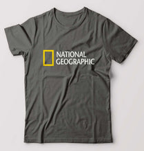 Load image into Gallery viewer, National Geographic T-Shirt for Men-Charcoal-Ektarfa.online