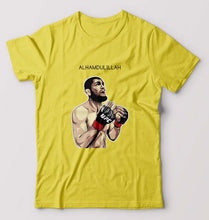 Load image into Gallery viewer, Khabib Nurmagomedov T-Shirt for Men-Yellow-Ektarfa.online